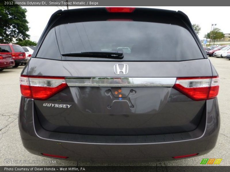 Smoky Topaz Metallic / Beige 2012 Honda Odyssey EX