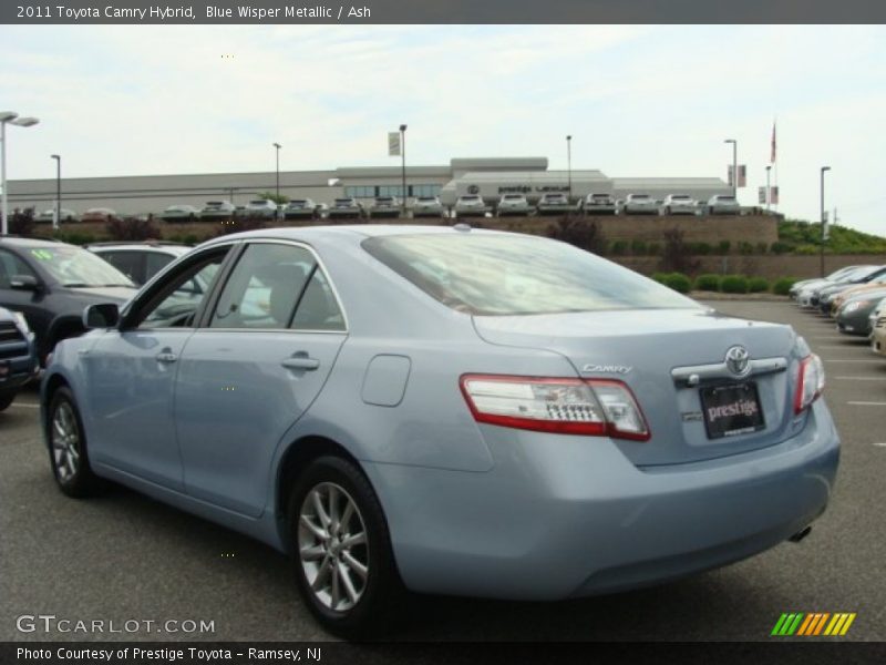 Blue Wisper Metallic / Ash 2011 Toyota Camry Hybrid