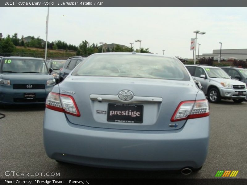 Blue Wisper Metallic / Ash 2011 Toyota Camry Hybrid