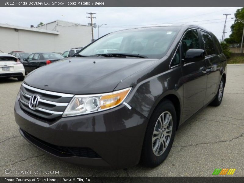 Smoky Topaz Metallic / Beige 2012 Honda Odyssey EX