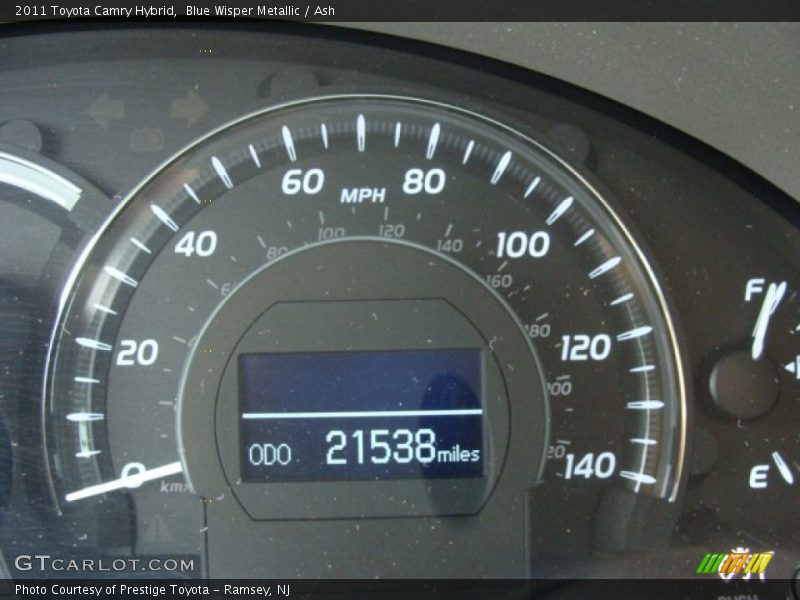 Blue Wisper Metallic / Ash 2011 Toyota Camry Hybrid