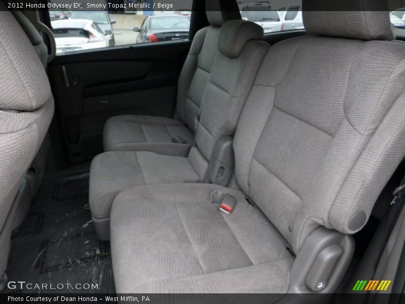 Smoky Topaz Metallic / Beige 2012 Honda Odyssey EX