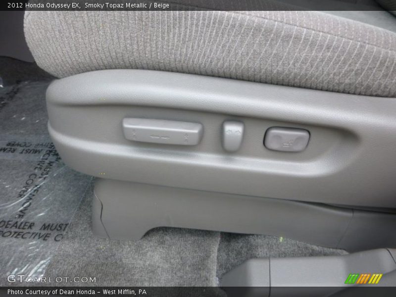 Smoky Topaz Metallic / Beige 2012 Honda Odyssey EX