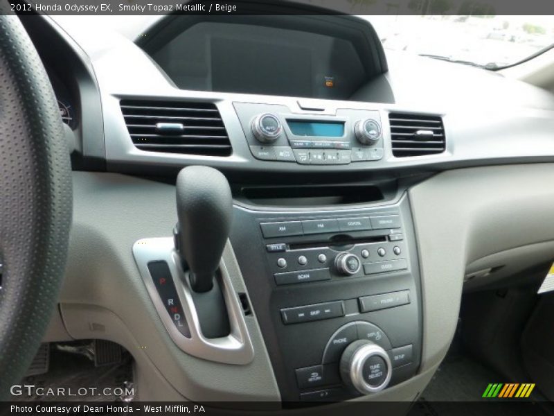 Smoky Topaz Metallic / Beige 2012 Honda Odyssey EX