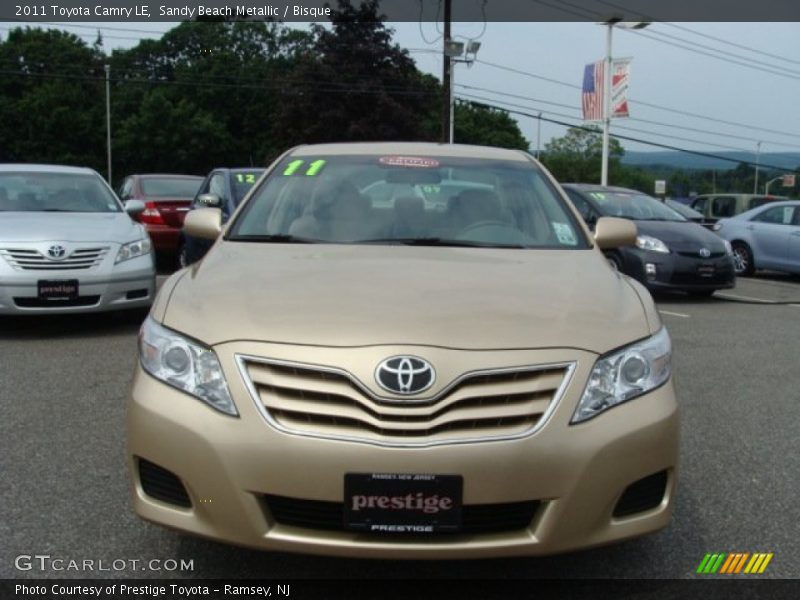 Sandy Beach Metallic / Bisque 2011 Toyota Camry LE