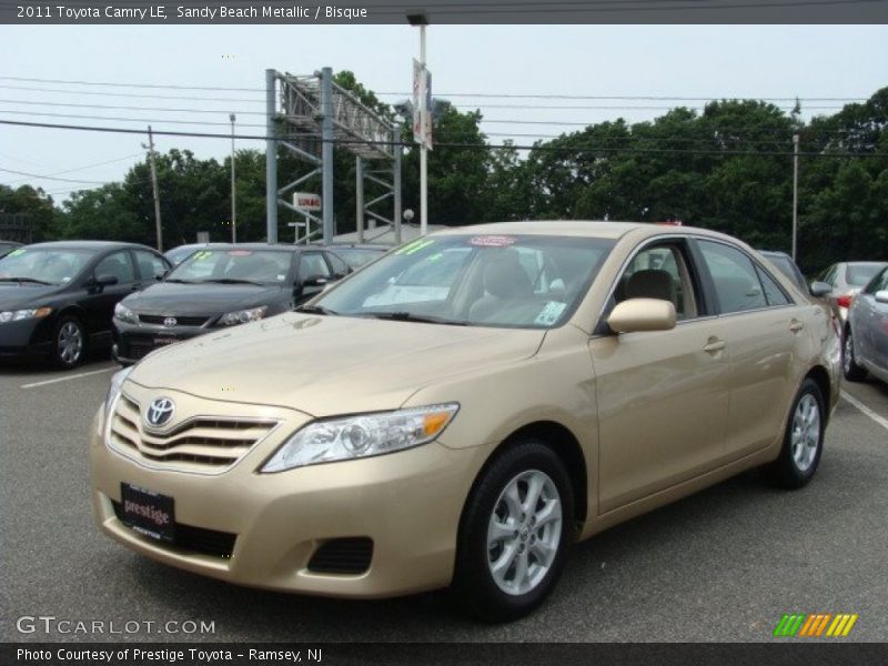 Sandy Beach Metallic / Bisque 2011 Toyota Camry LE
