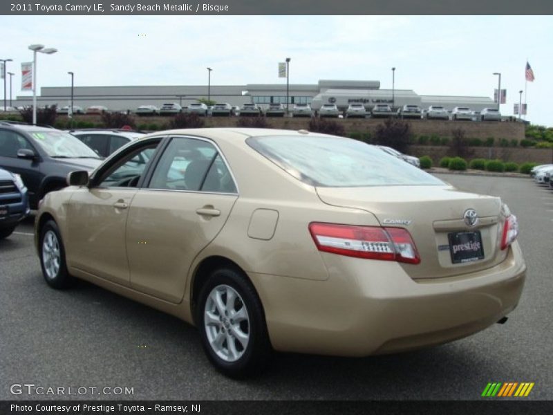 Sandy Beach Metallic / Bisque 2011 Toyota Camry LE