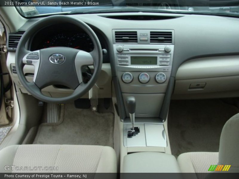 Sandy Beach Metallic / Bisque 2011 Toyota Camry LE