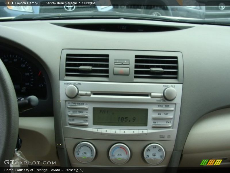 Sandy Beach Metallic / Bisque 2011 Toyota Camry LE