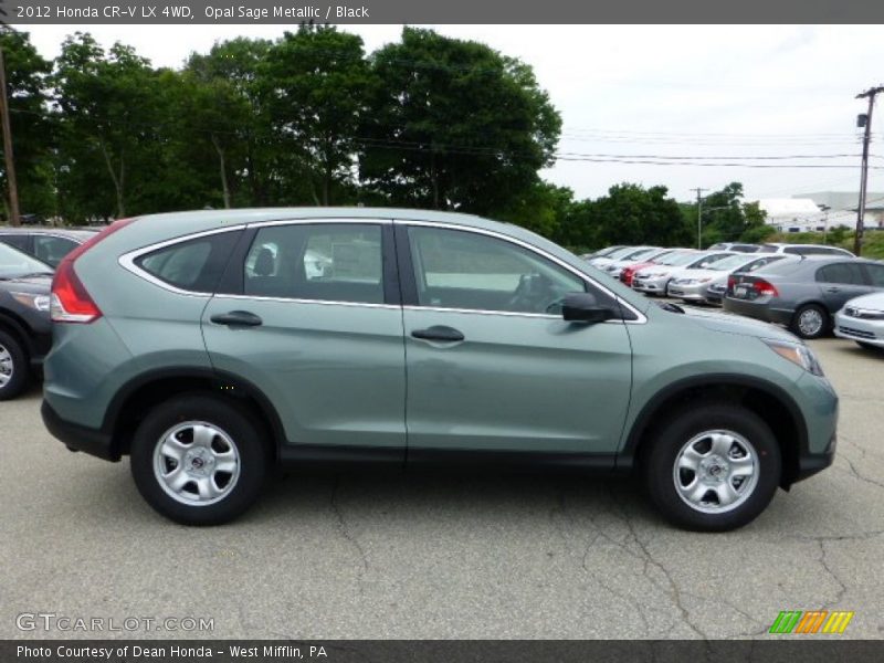 Opal Sage Metallic / Black 2012 Honda CR-V LX 4WD