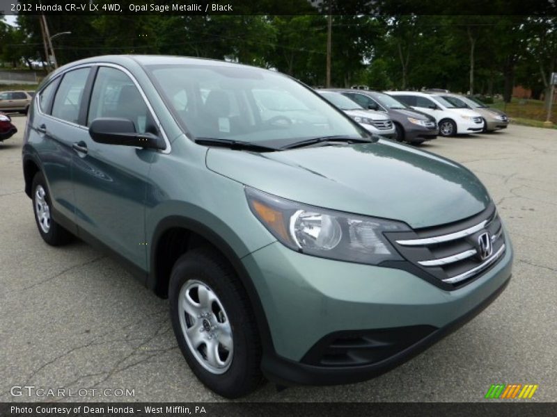 Opal Sage Metallic / Black 2012 Honda CR-V LX 4WD