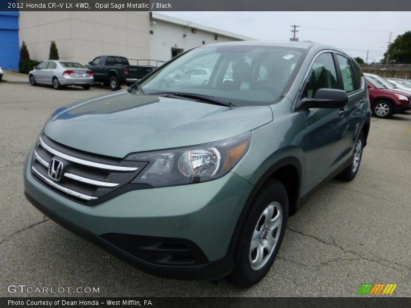 Opal Sage Metallic / Black 2012 Honda CR-V LX 4WD