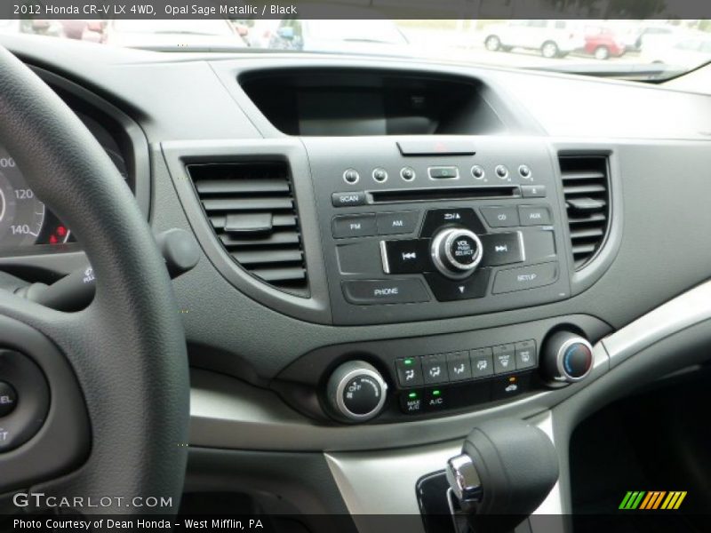Opal Sage Metallic / Black 2012 Honda CR-V LX 4WD
