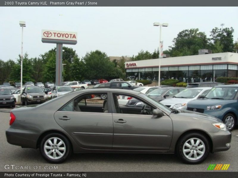 Phantom Gray Pearl / Stone 2003 Toyota Camry XLE