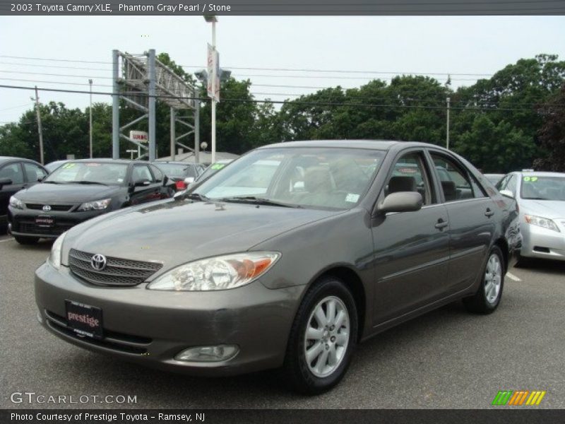 Phantom Gray Pearl / Stone 2003 Toyota Camry XLE