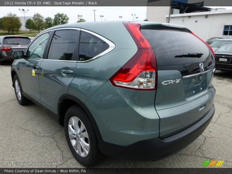 Opal Sage Metallic / Black 2012 Honda CR-V EX 4WD