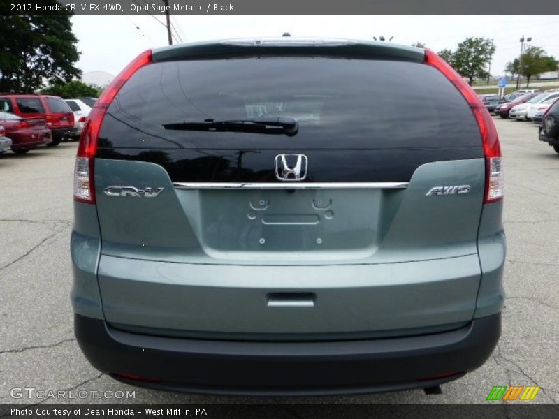 Opal Sage Metallic / Black 2012 Honda CR-V EX 4WD