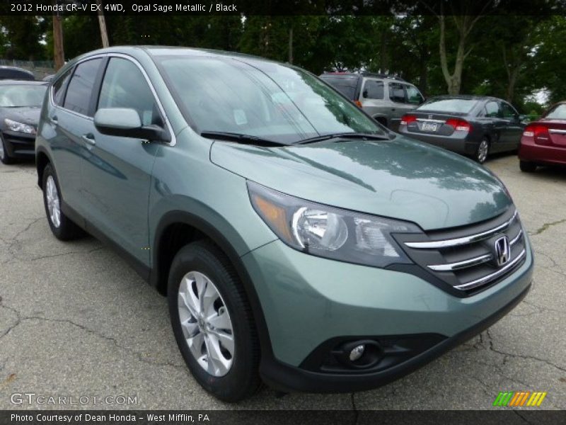 Opal Sage Metallic / Black 2012 Honda CR-V EX 4WD