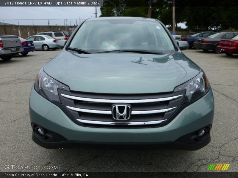 Opal Sage Metallic / Black 2012 Honda CR-V EX 4WD