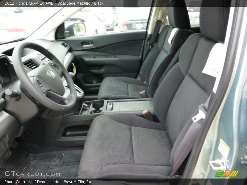 Opal Sage Metallic / Black 2012 Honda CR-V EX 4WD
