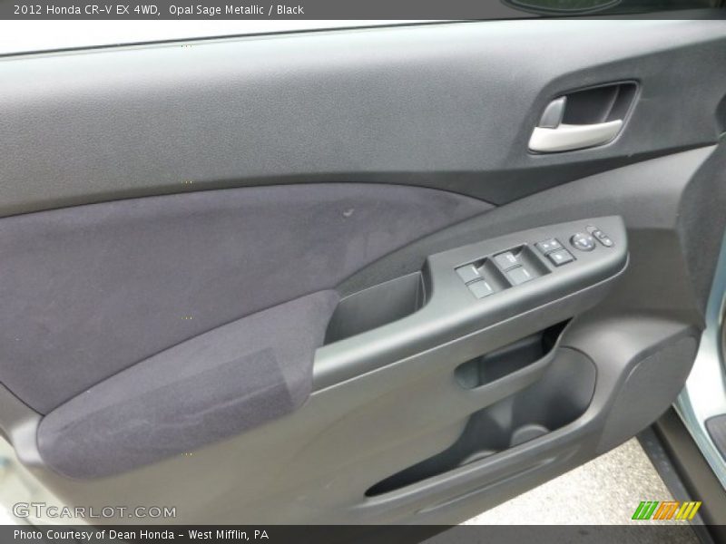 Opal Sage Metallic / Black 2012 Honda CR-V EX 4WD