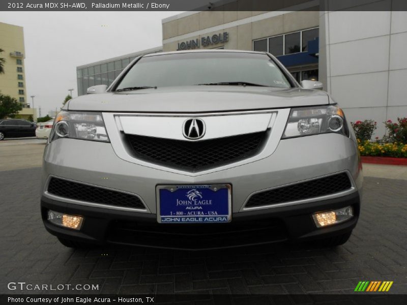 Palladium Metallic / Ebony 2012 Acura MDX SH-AWD