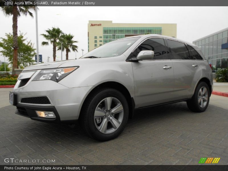 Palladium Metallic / Ebony 2012 Acura MDX SH-AWD