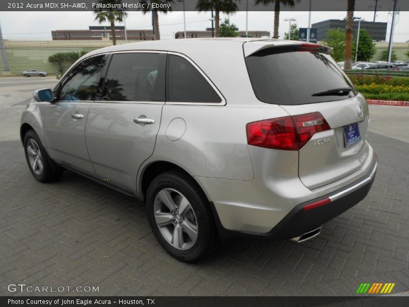 Palladium Metallic / Ebony 2012 Acura MDX SH-AWD
