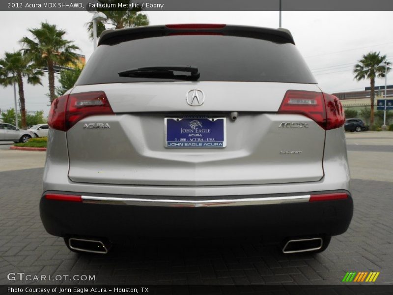 Palladium Metallic / Ebony 2012 Acura MDX SH-AWD