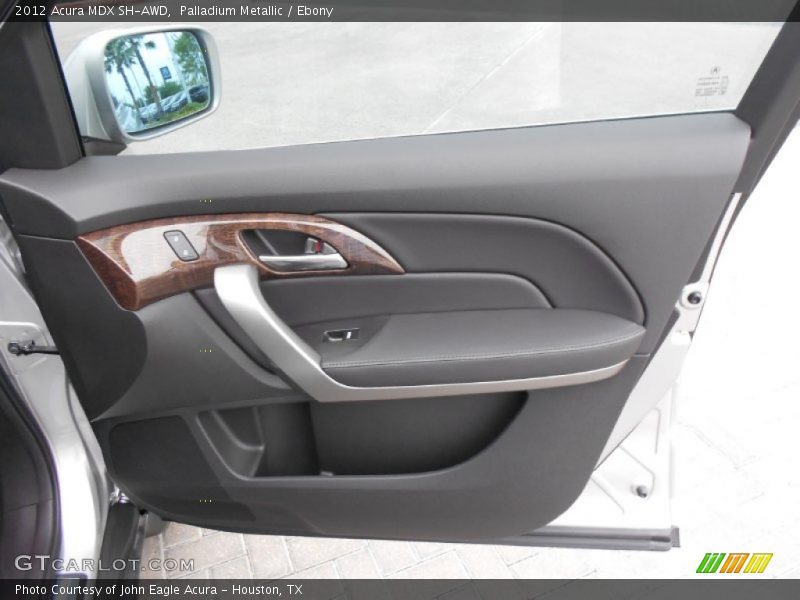 Palladium Metallic / Ebony 2012 Acura MDX SH-AWD