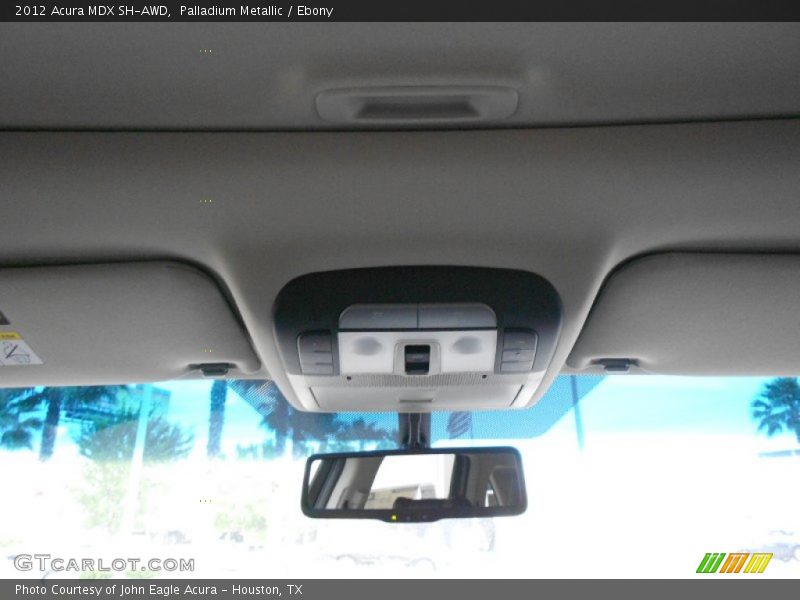 Palladium Metallic / Ebony 2012 Acura MDX SH-AWD