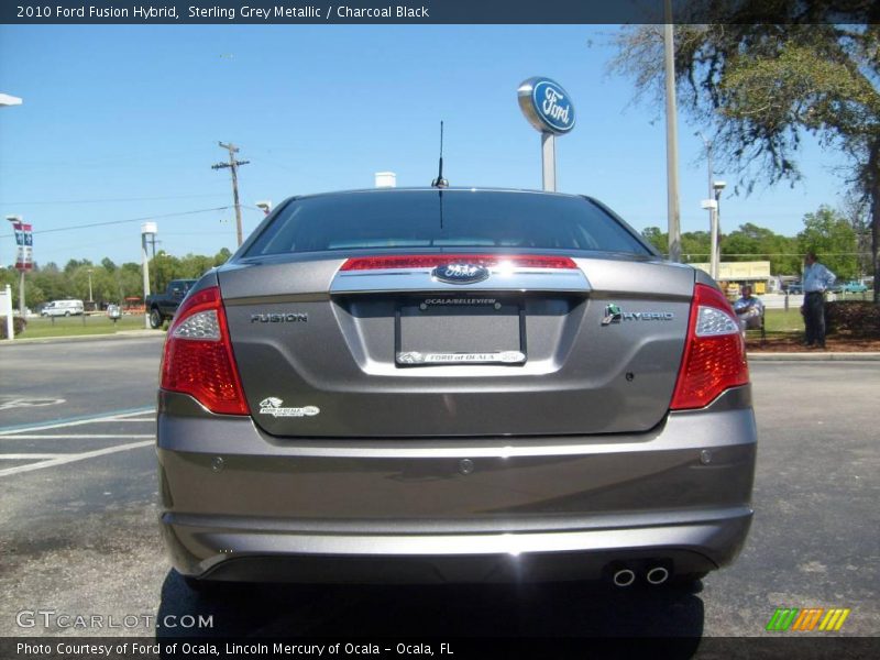 Sterling Grey Metallic / Charcoal Black 2010 Ford Fusion Hybrid