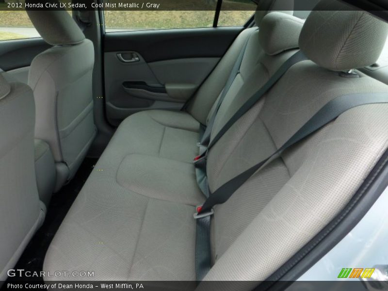 Cool Mist Metallic / Gray 2012 Honda Civic LX Sedan
