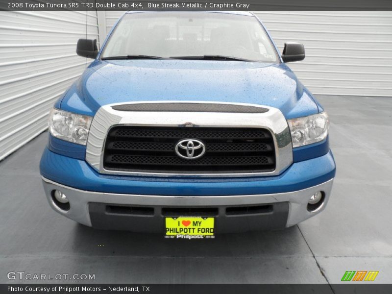 Blue Streak Metallic / Graphite Gray 2008 Toyota Tundra SR5 TRD Double Cab 4x4
