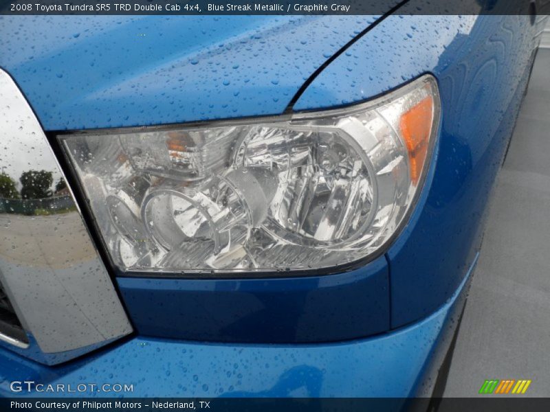 Blue Streak Metallic / Graphite Gray 2008 Toyota Tundra SR5 TRD Double Cab 4x4