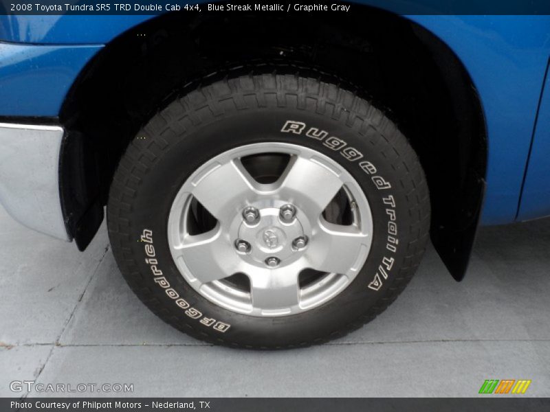 Blue Streak Metallic / Graphite Gray 2008 Toyota Tundra SR5 TRD Double Cab 4x4