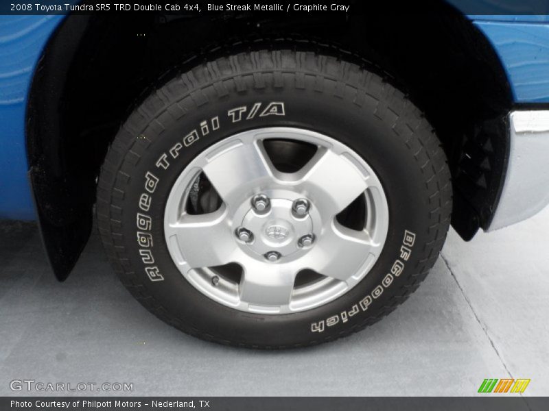 Blue Streak Metallic / Graphite Gray 2008 Toyota Tundra SR5 TRD Double Cab 4x4