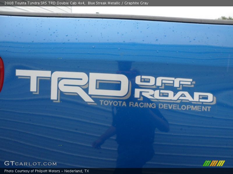 Blue Streak Metallic / Graphite Gray 2008 Toyota Tundra SR5 TRD Double Cab 4x4