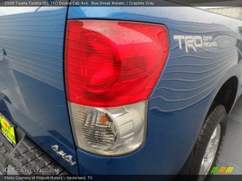 Blue Streak Metallic / Graphite Gray 2008 Toyota Tundra SR5 TRD Double Cab 4x4