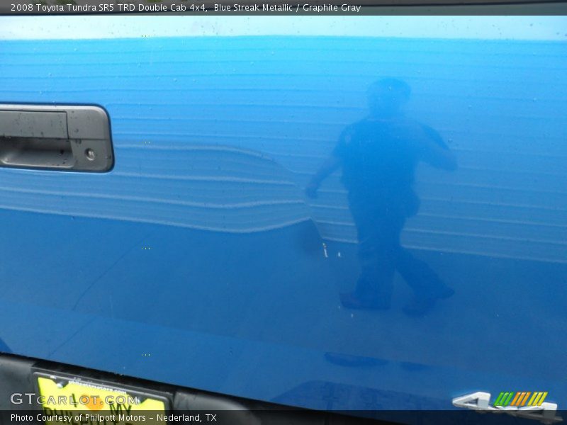 Blue Streak Metallic / Graphite Gray 2008 Toyota Tundra SR5 TRD Double Cab 4x4