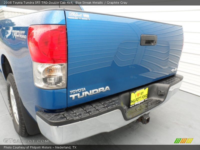 Blue Streak Metallic / Graphite Gray 2008 Toyota Tundra SR5 TRD Double Cab 4x4