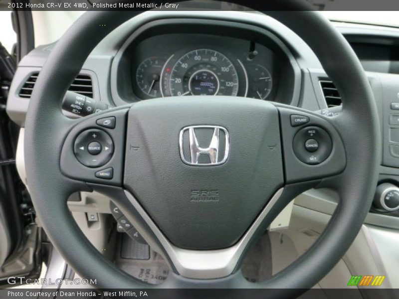 Polished Metal Metallic / Gray 2012 Honda CR-V EX 4WD