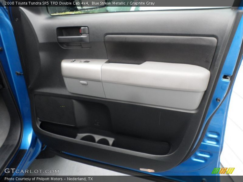 Blue Streak Metallic / Graphite Gray 2008 Toyota Tundra SR5 TRD Double Cab 4x4