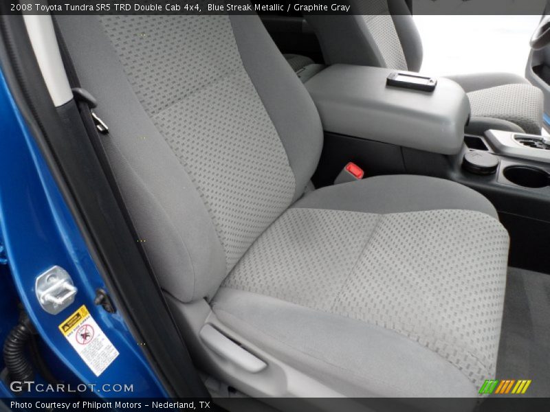 Blue Streak Metallic / Graphite Gray 2008 Toyota Tundra SR5 TRD Double Cab 4x4