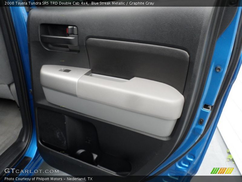 Blue Streak Metallic / Graphite Gray 2008 Toyota Tundra SR5 TRD Double Cab 4x4