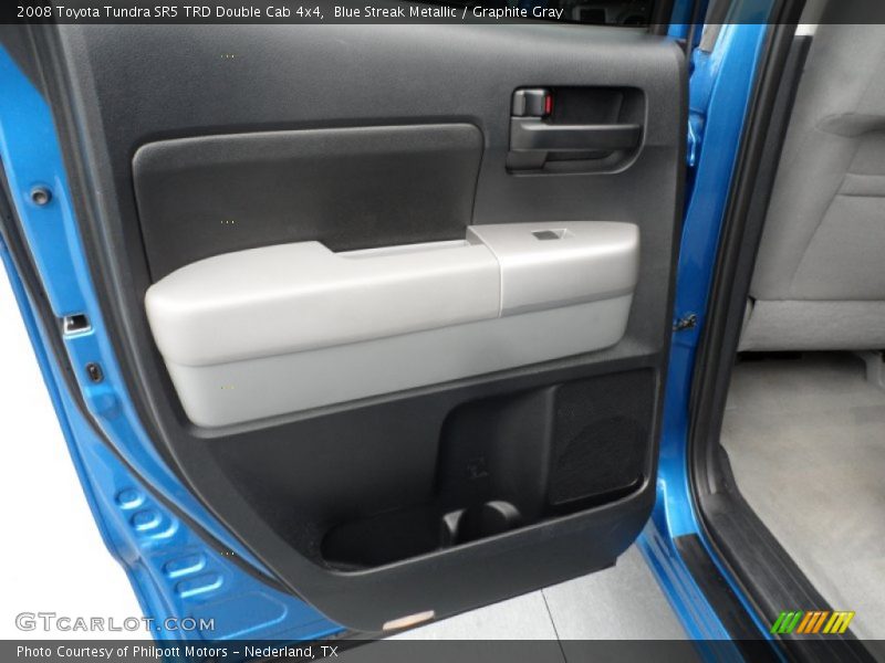 Blue Streak Metallic / Graphite Gray 2008 Toyota Tundra SR5 TRD Double Cab 4x4