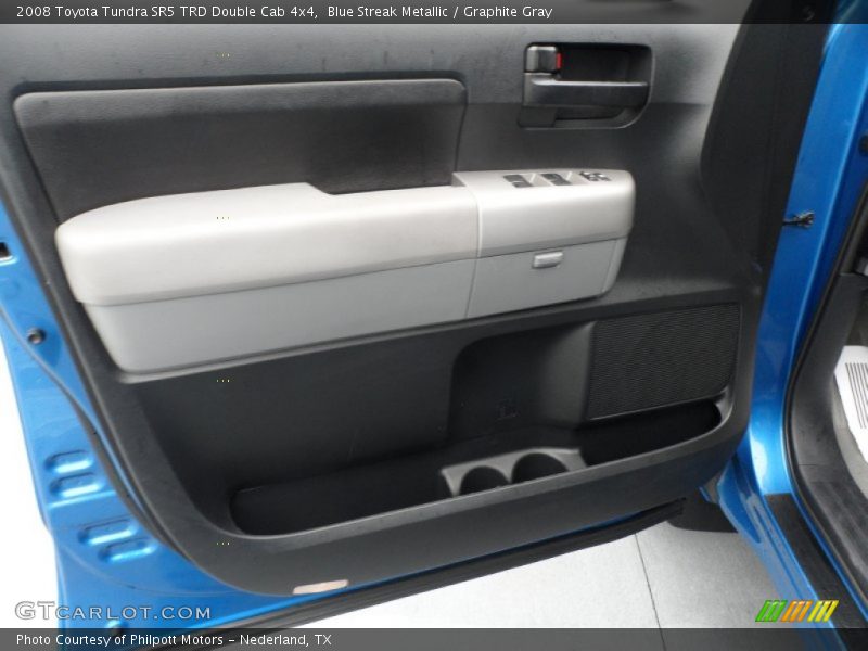 Blue Streak Metallic / Graphite Gray 2008 Toyota Tundra SR5 TRD Double Cab 4x4