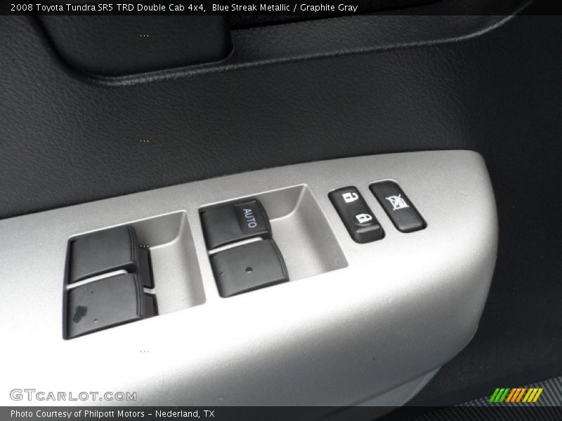Blue Streak Metallic / Graphite Gray 2008 Toyota Tundra SR5 TRD Double Cab 4x4