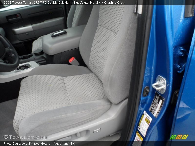 Blue Streak Metallic / Graphite Gray 2008 Toyota Tundra SR5 TRD Double Cab 4x4