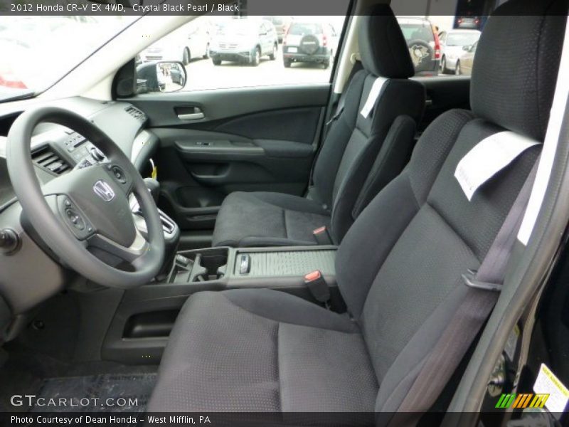 Crystal Black Pearl / Black 2012 Honda CR-V EX 4WD